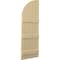 Ekena Millwork Americraft 5-Board (3 Batten) Wood Joined Board-n-Batten Shutters w/ Arch Top, ARW401BQ518X77NTH, PR ARW401BQ518X77NTH - alternate 2